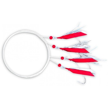 Streamer M Rig No.3/0 Red Silver Streamer M Rig No.3/0 Red Silver