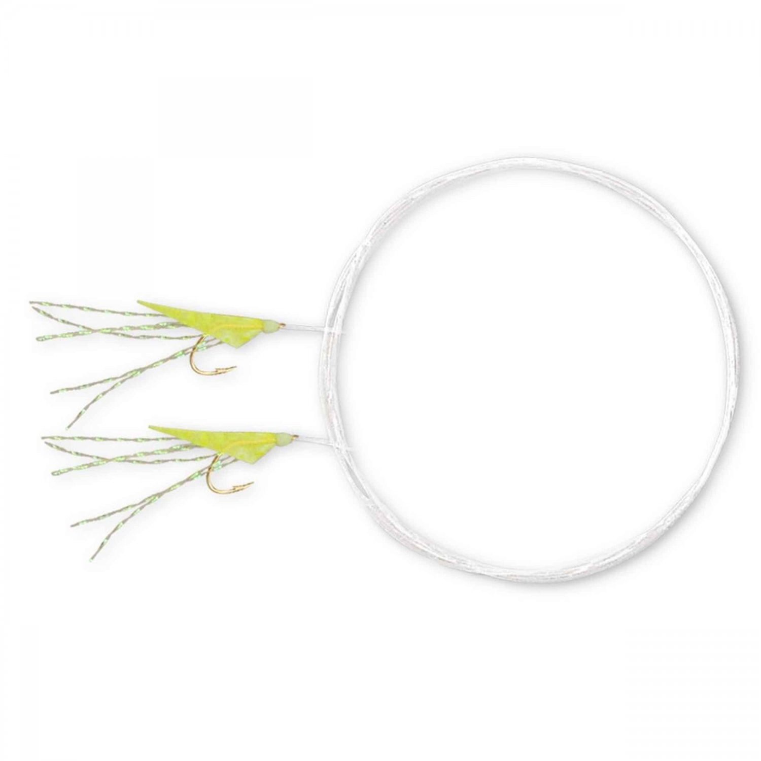 Streamer Z-Sea Holografix Herring Trace 1.00m Yellow Fish 2 carlige