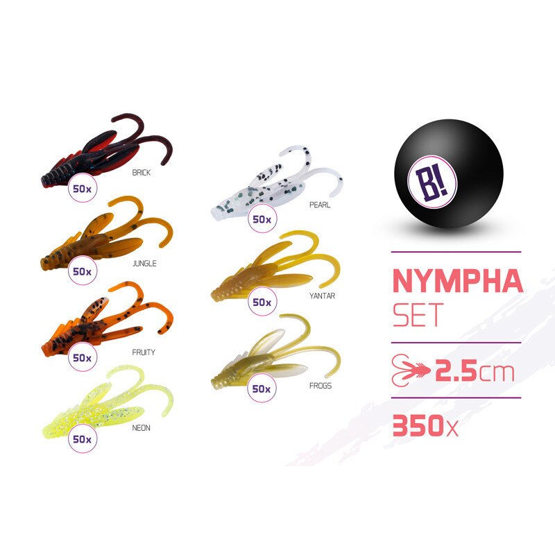 Set de momeli Nympha / 350buc