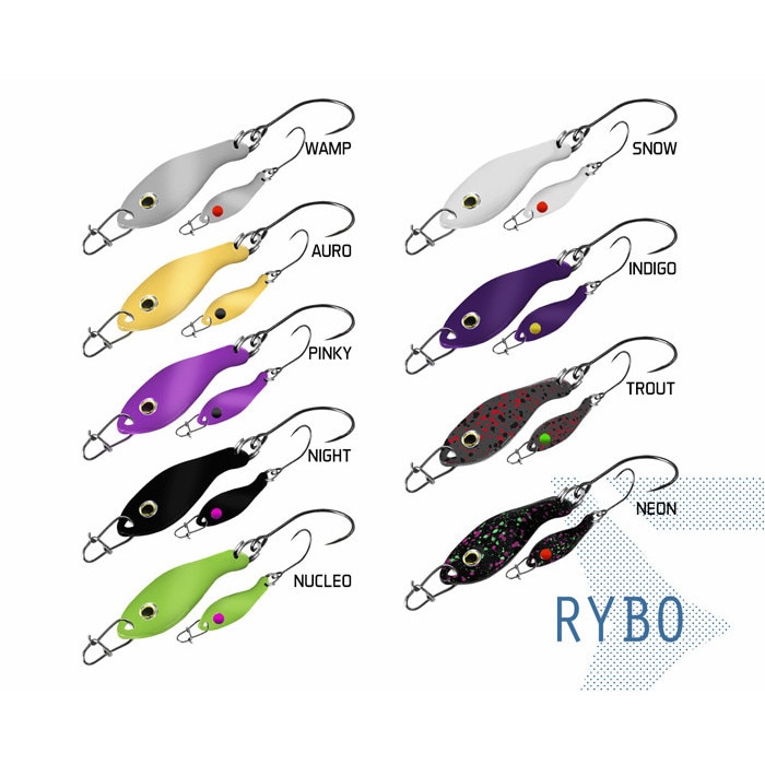 Lingurita oscilanta RYBO 0.5g AURO Hook #8 Snap 00