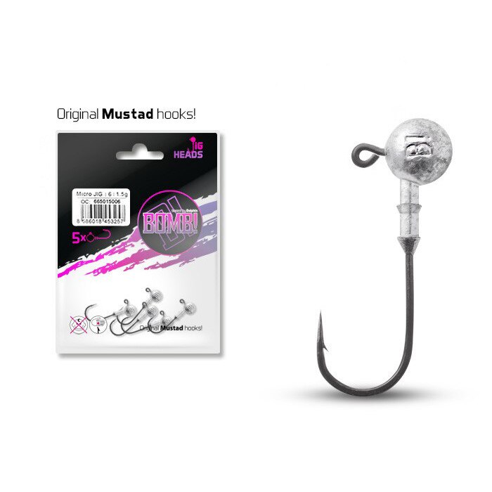 Cap Jig cu guler / 5 buc 60g-8/0