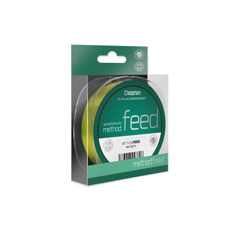 Fir Method FEED 300m/,culoare galben 0,20mm 8,1lbs