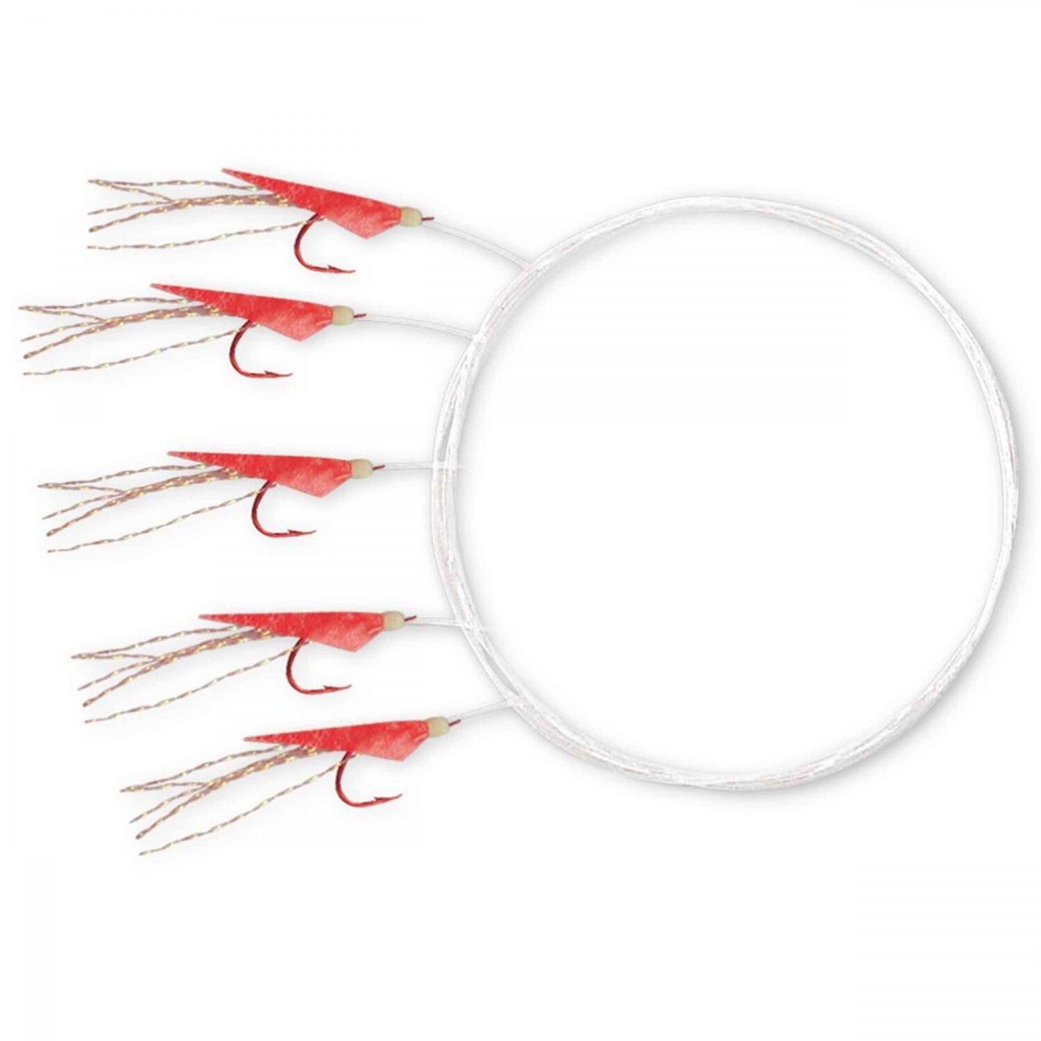Twister Streamer Z-Sea Holografix Herring Trace 1.40m Red Fish 5 carlige