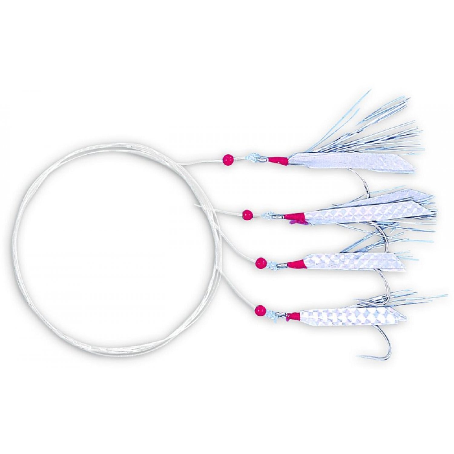 Twister Streamer M Rig No.3/0 Silver Red