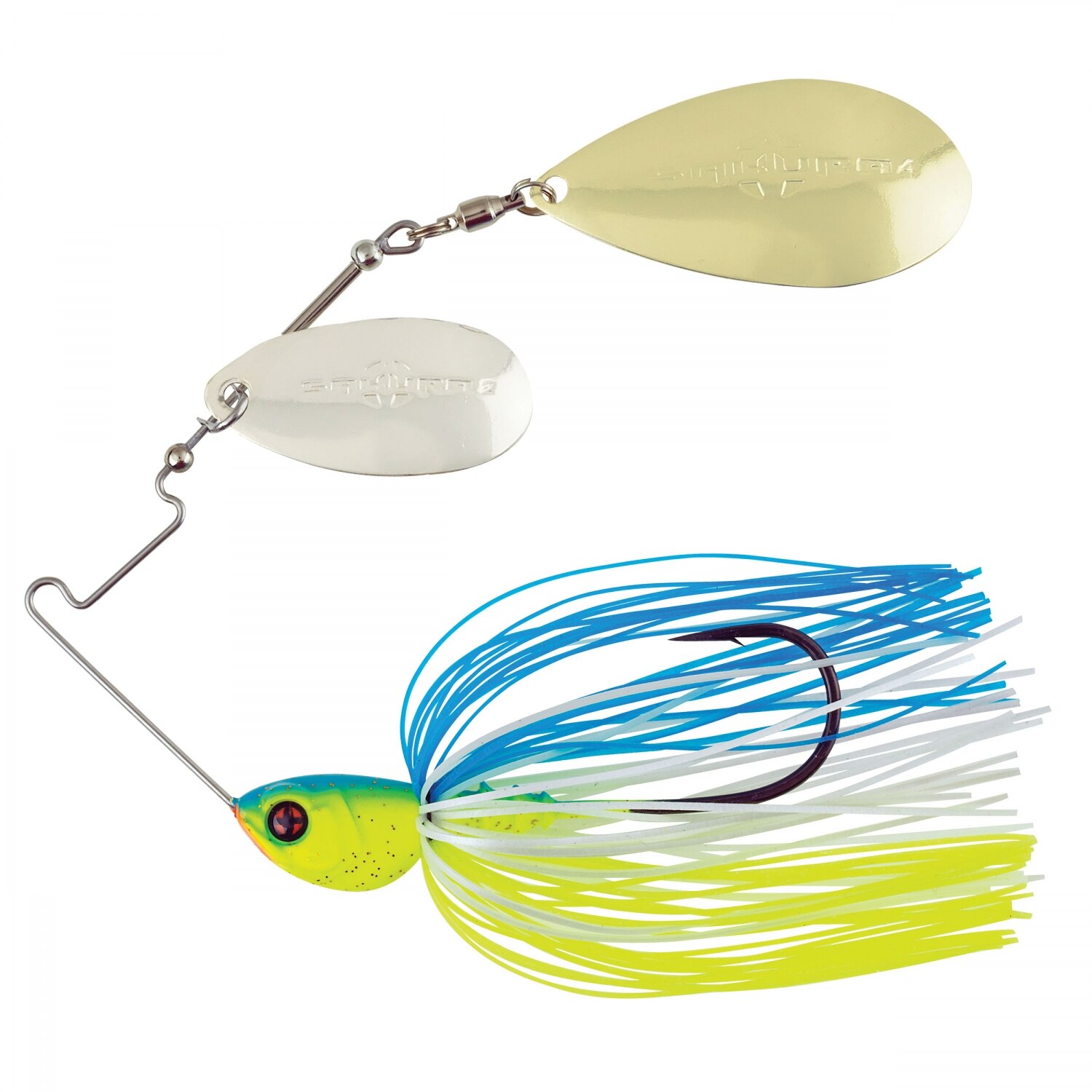 Twister Spinnerbait Cajun 10.5g Chartreuse Light Blue
