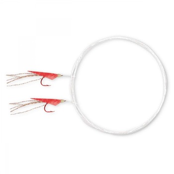 Twister Z-Sea Holografix Herring Trace 1.00m Red Fish 2 carlige Twister Z-Sea Holografix Herring Trace 1.00m Red Fish 2 carlige