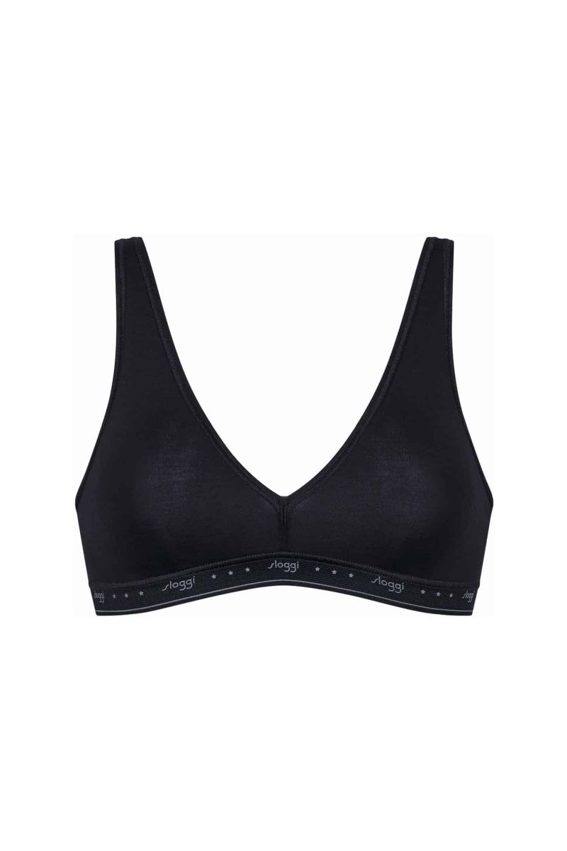 Bustiera, Sloggi 24/7 100 Top, Negru