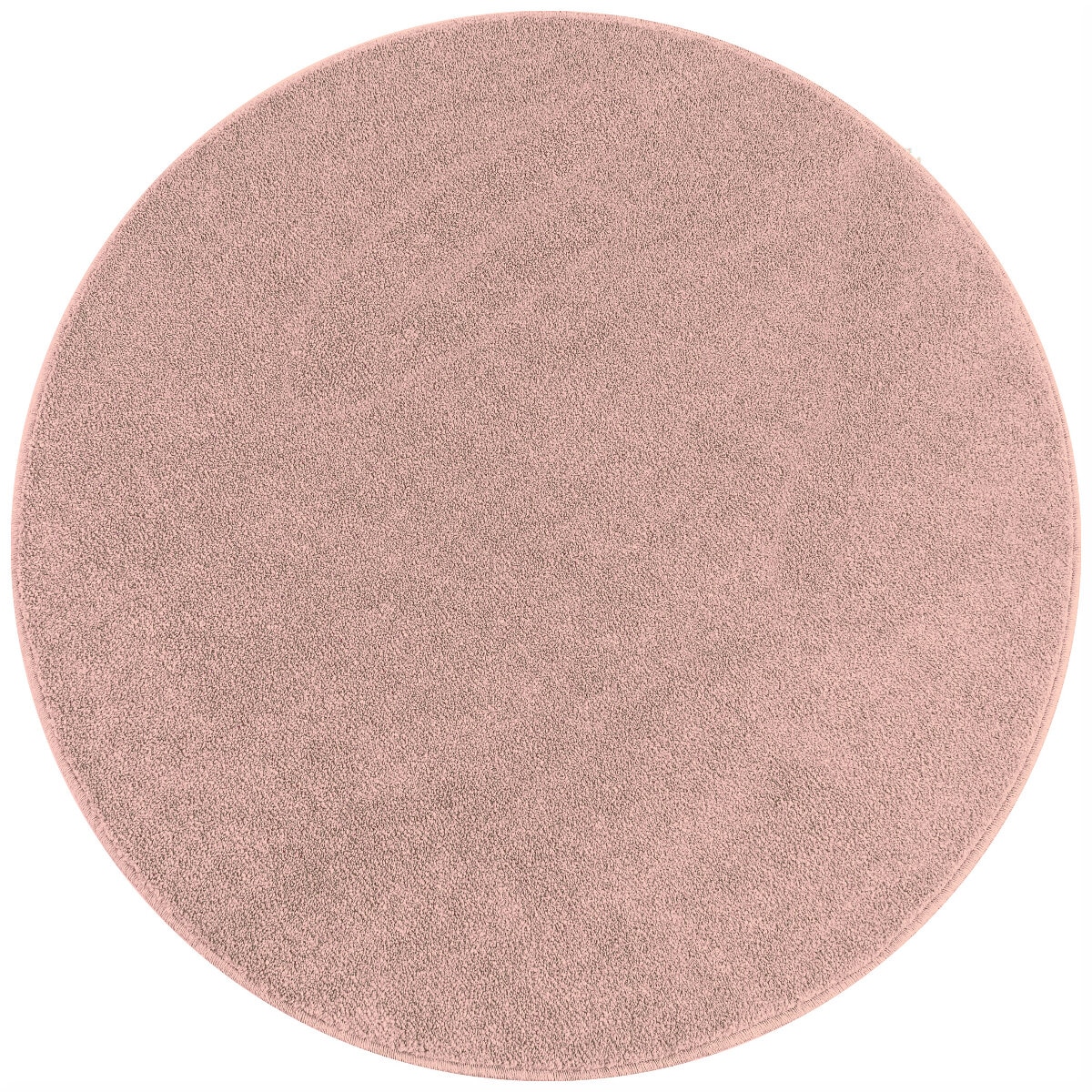 Covor Unicolor Mater, Rotund, Roz 200x200, C70-204416