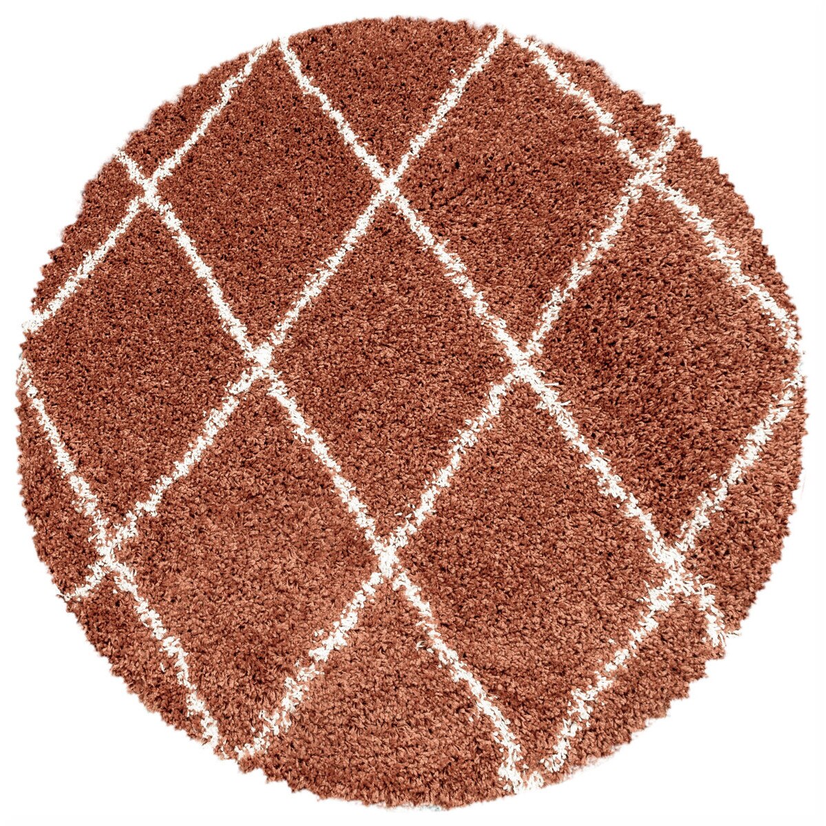 Covor Modern & Geometric Bourke, Rotund, Maro/Gri 200x200, C70-205412