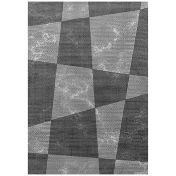 Covor Modern & Geometric Oneida, Gri/Alb 60x100, C45-205507 Covor Modern & Geometric Oneida, Gri/Alb 60x100, C45-205507