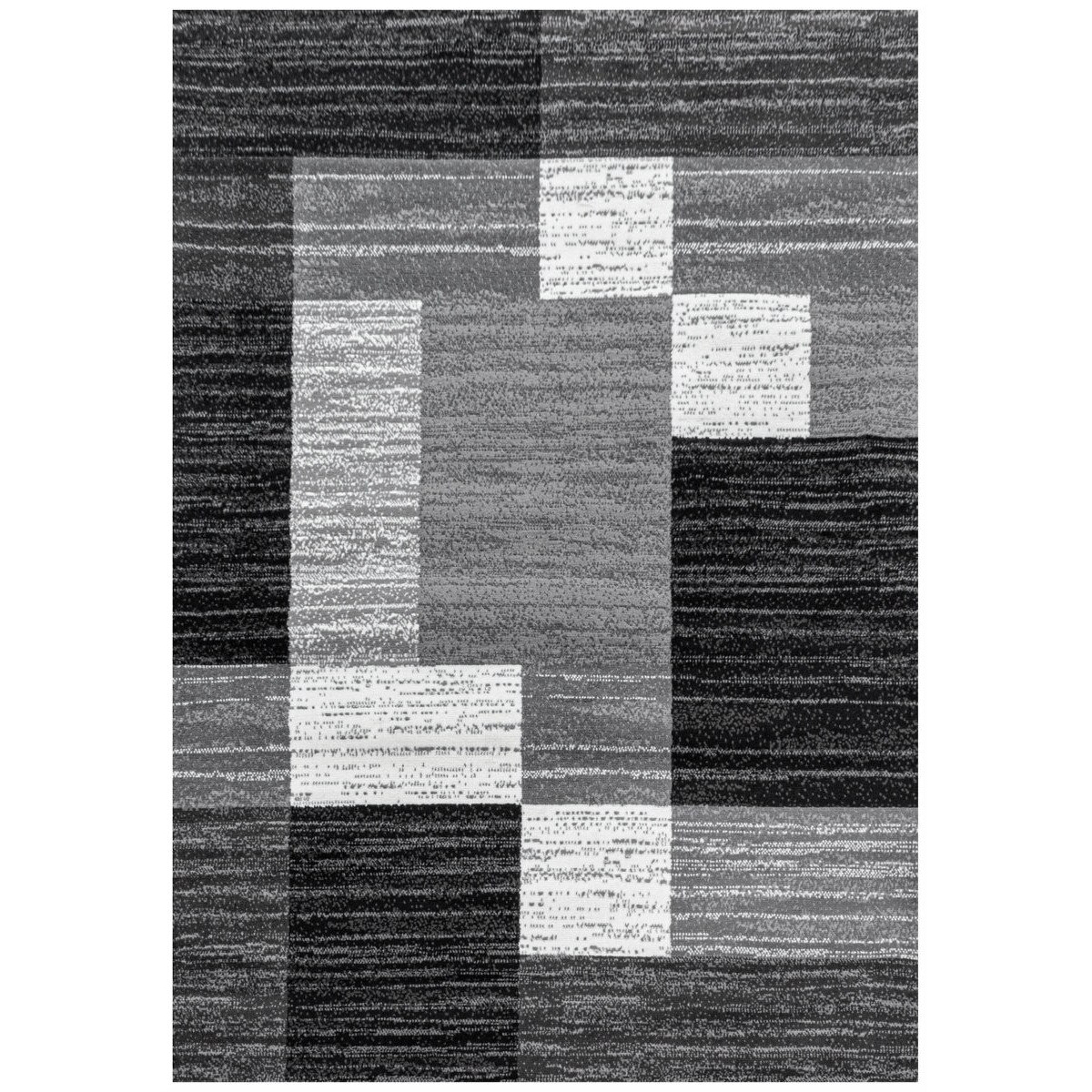 Covor Modern & Geometric Oneida, Negru/Gri/Alb 60x100, C45-205509