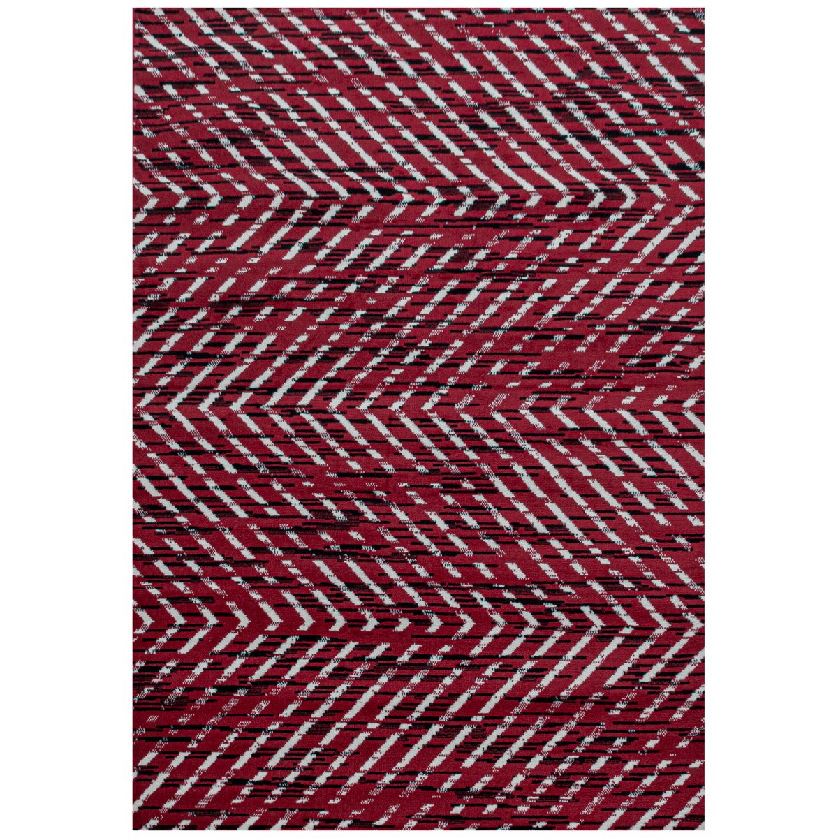 Covor Modern & Geometric Oneida, Rosu/Negru/Alb 140x200, C16-205503