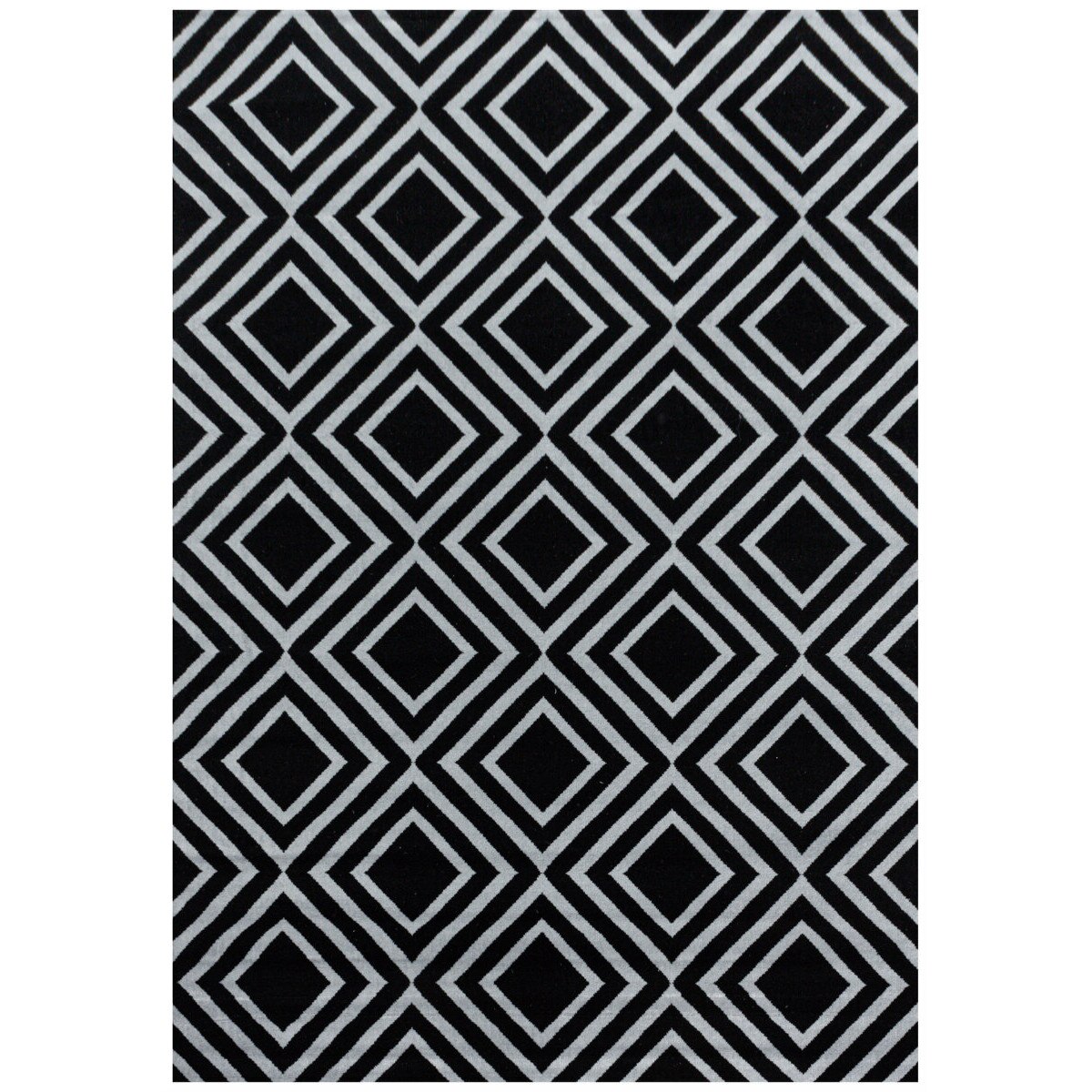 Covor Modern & Geometric Madeley, Negru/Alb 140x200, C16-205617