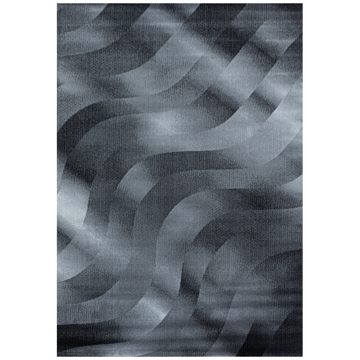 Covor Modern & Geometric Madeley, Negru/Gri 120x170, C03-205628