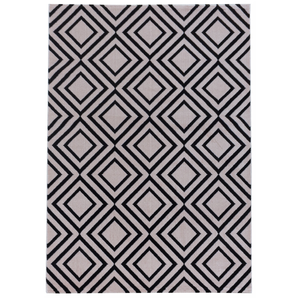 Covor Modern & Geometric Madeley, Roz/Negru 160x230, C02-205619