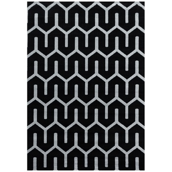 Covor Modern & Geometric Madeley, Negru/Alb 120x170, C03-205614 Covor Modern & Geometric Madeley, Negru/Alb 120x170, C03-205614