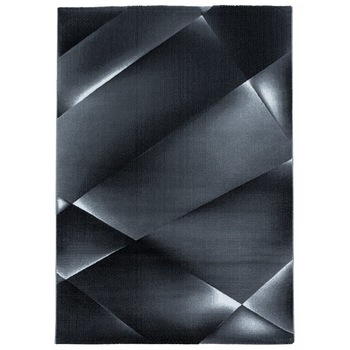 Covor Modern & Geometric Madeley, Negru/Gri 80x150, C04-205623 Covor Modern & Geometric Madeley, Negru/Gri 80x150, C04-205623