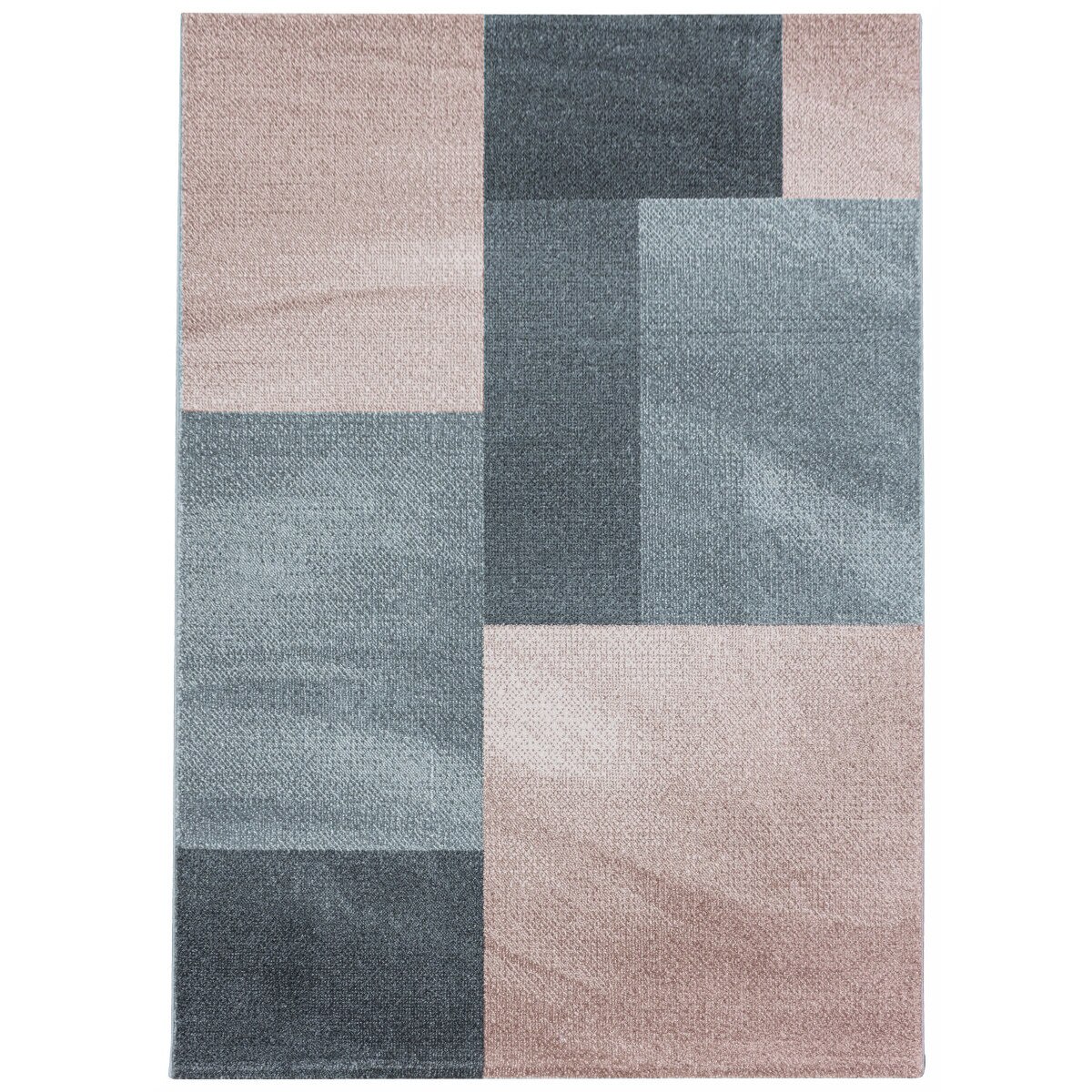 Covor Modern & Geometric Wewoca, Roz/Alb 200x290, C15-205709