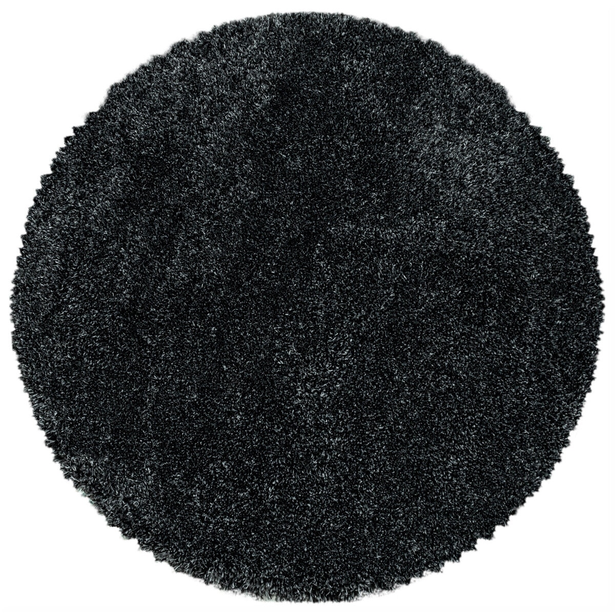 Covor Unicolor Stroud, Rotund, Negru 80x80, C200-205802