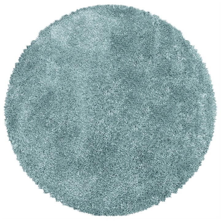 Covor Unicolor Stroud, Rotund, Albastru 80x80, C200-205806