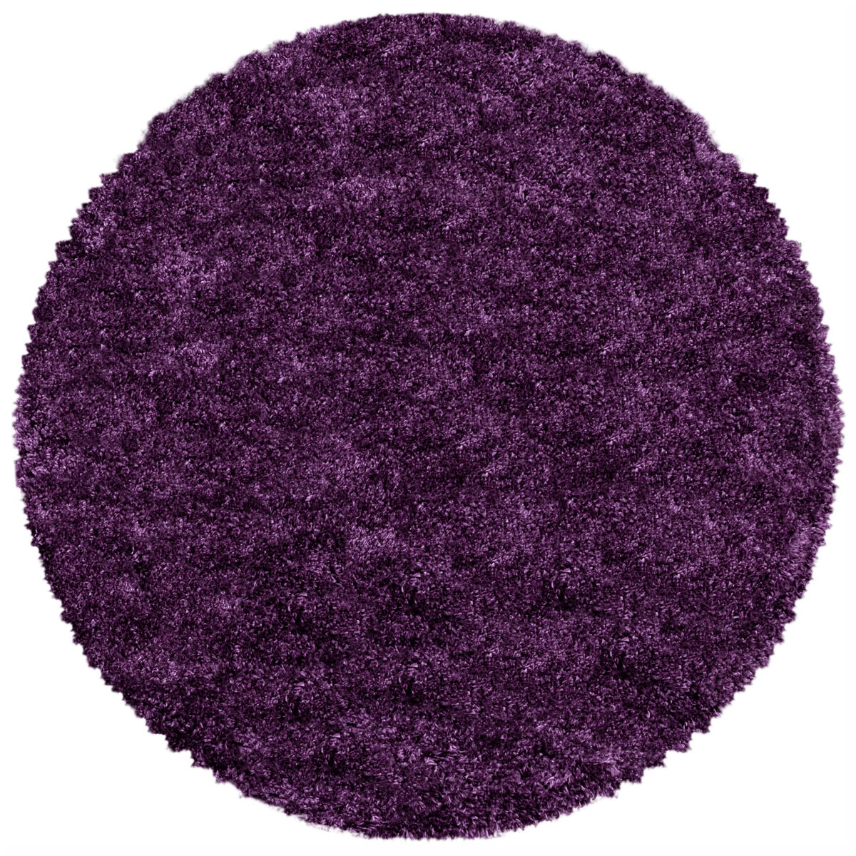 Covor Unicolor Stroud, Rotund, Mov 160x160, C13-205814