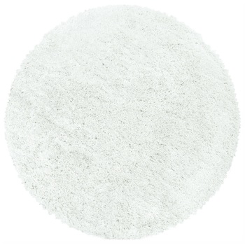 Covor Unicolor Stroud, Rotund, Alb 80x80, C200-205818 Covor Unicolor Stroud, Rotund, Alb 80x80, C200-205818