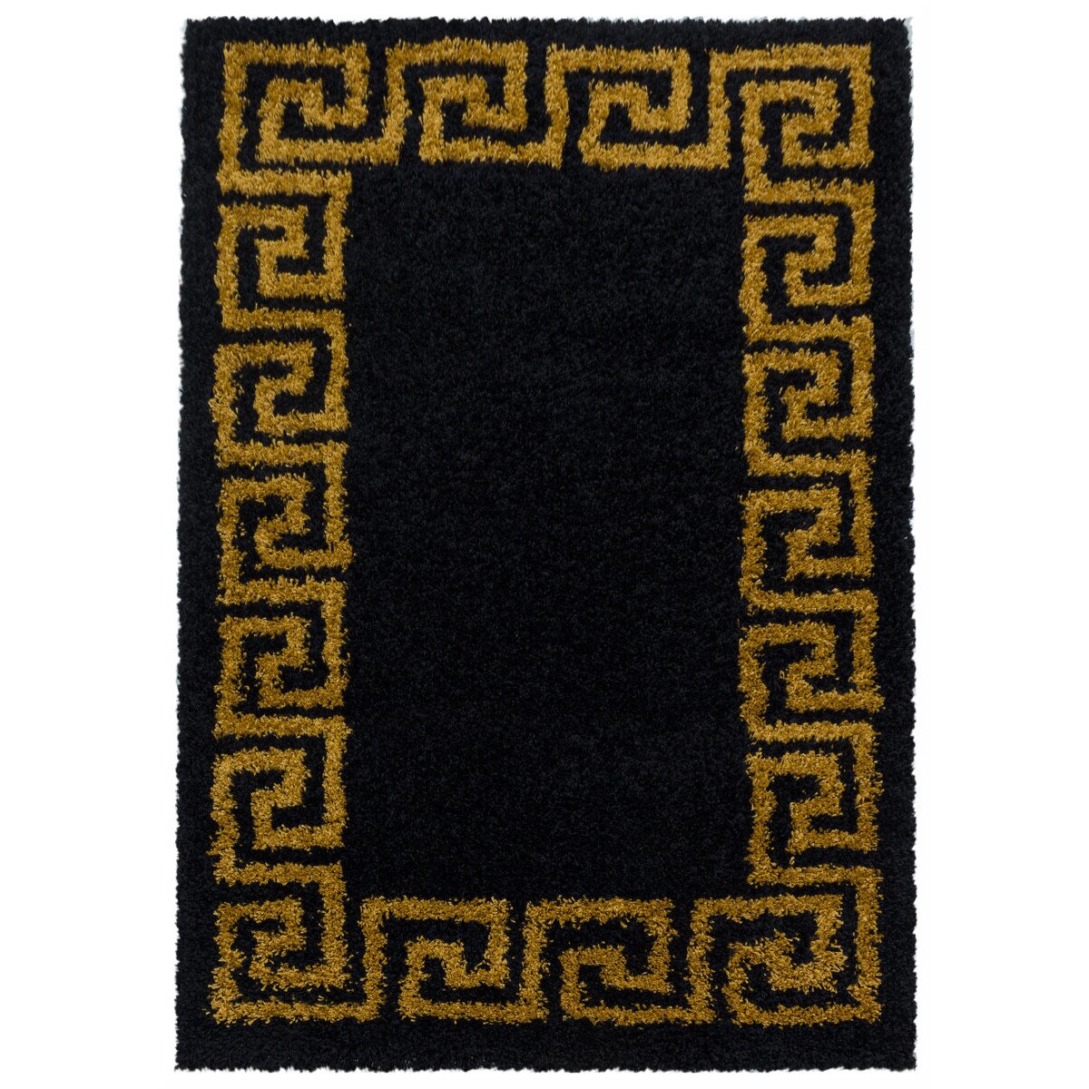 Covor Modern & Geometric Laconia, Negru/Maro 80x150, C04-206007