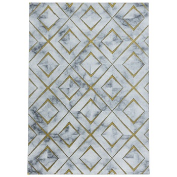 Covor Modern & Geometric Tiffin, Maro/Albastru 120x170, C03-206302 Covor Modern & Geometric Tiffin, Maro/Albastru 120x170, C03-206302