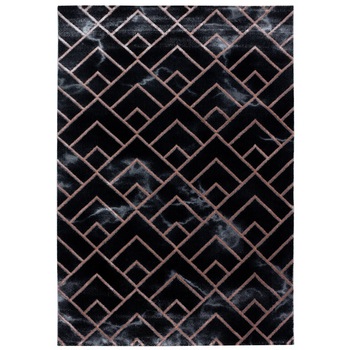 Covor Modern & Geometric Tiffin, Maro/Albastru 140x200, C16-206310 Covor Modern & Geometric Tiffin, Maro/Albastru 140x200, C16-206310
