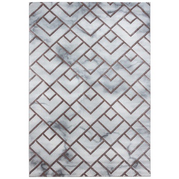 Covor Modern & Geometric Tiffin, Maro/Albastru 80x150, C04-206307 Covor Modern & Geometric Tiffin, Maro/Albastru 80x150, C04-206307