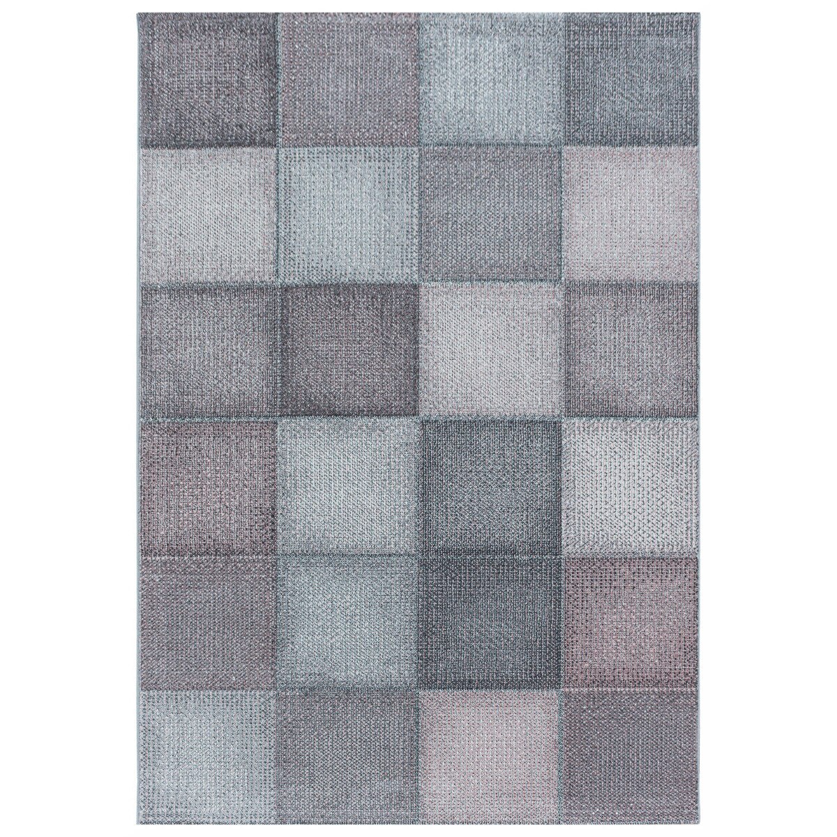 Covor Modern & Geometric Gawler, Roz/Gri 200x290, C15-206412