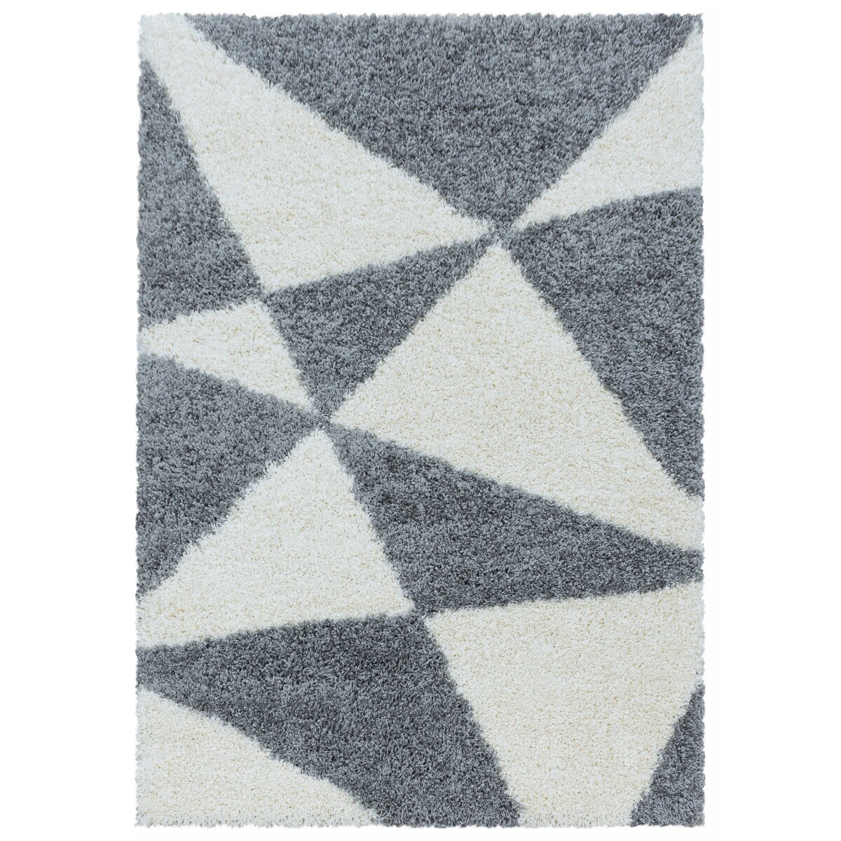 Covor Shaggy Antioch, Gri/Crem 60x110, C05-206605