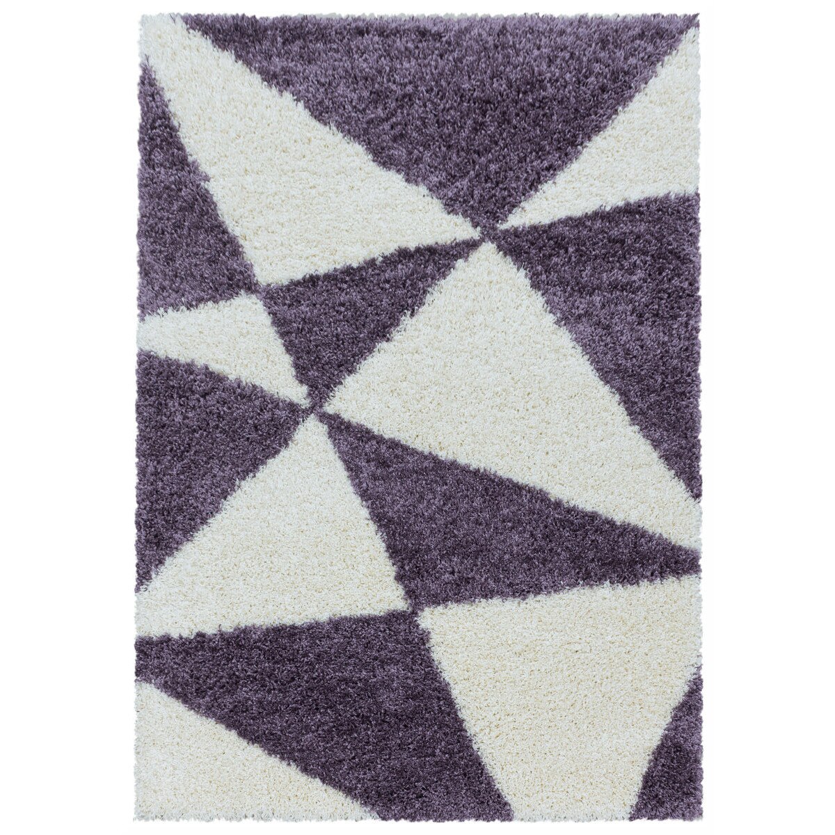 Covor Shaggy Antioch, Mov/Crem 60x110, C05-206607