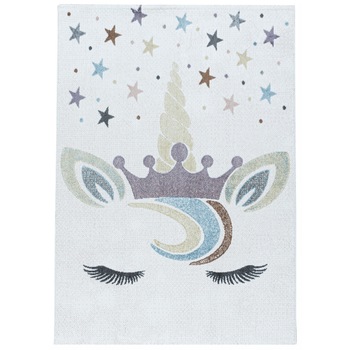 Covor Copii & Tineret Ossett, Alb/Multicolor 120x170, C03-206207 Covor Copii & Tineret Ossett, Alb/Multicolor 120x170, C03-206207