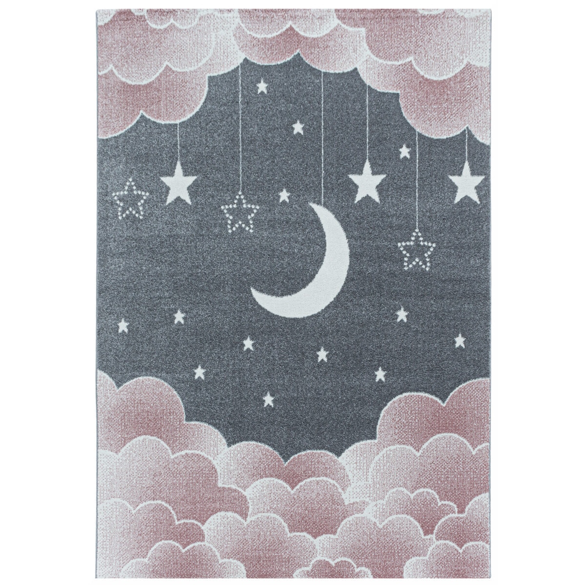Covor Copii & Tineret Hopkinsville, Roz/Gri 140x200, C16-205903
