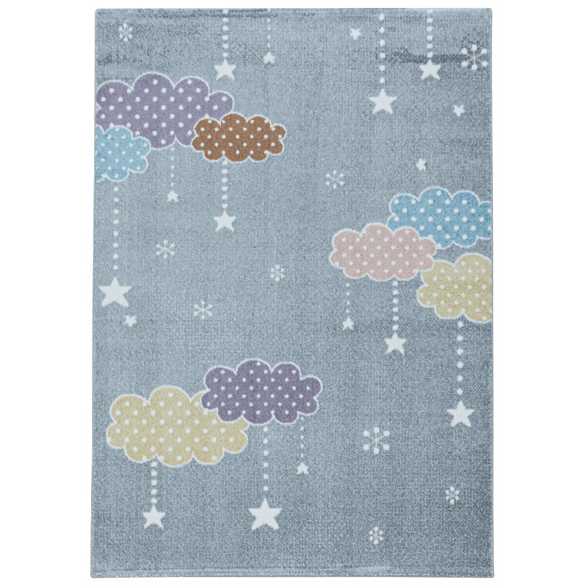 Covor Copii & Tineret Ossett, Gri/Multicolor 140x200, C16-206201