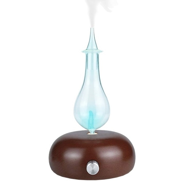 Дифузер за ароматерапия с етерични масла без вода MAKEDA Botanics (Nebulizer) FANTASY, Тъмнокафяв, 10 мл
