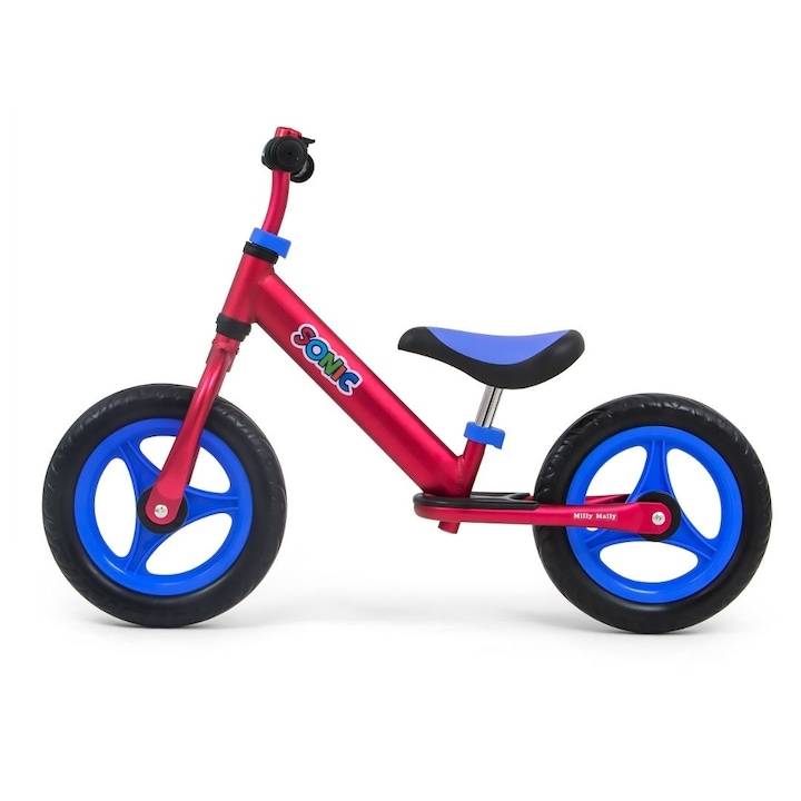 Алуминиево колело за баланс Milly Mally Sonic, Червено