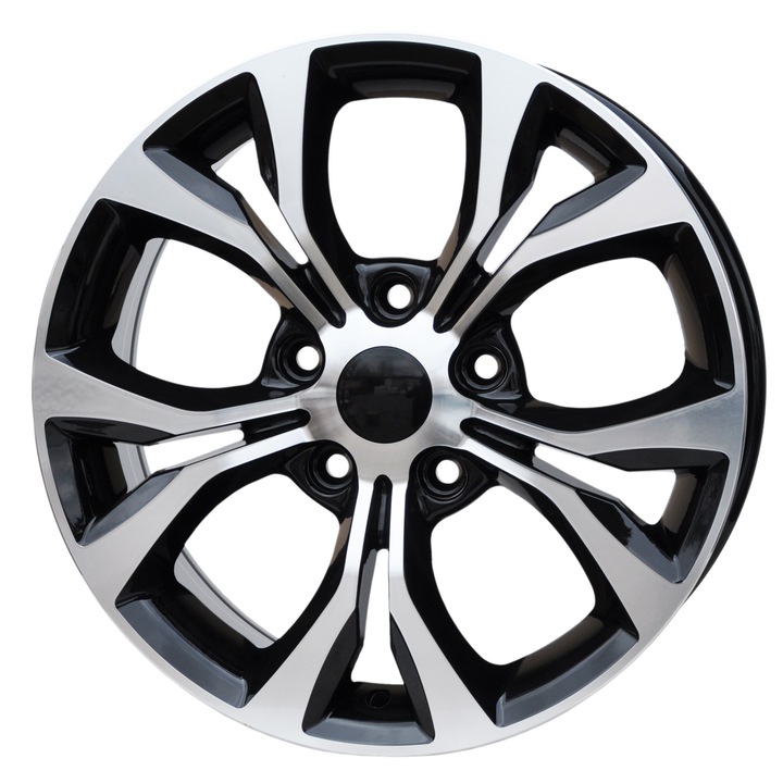 Set 4 jante aliaj PDW, 1270, 17x6.5 inch, 5x127, ET35, MBPC - Lustruit Negru Powder Coating