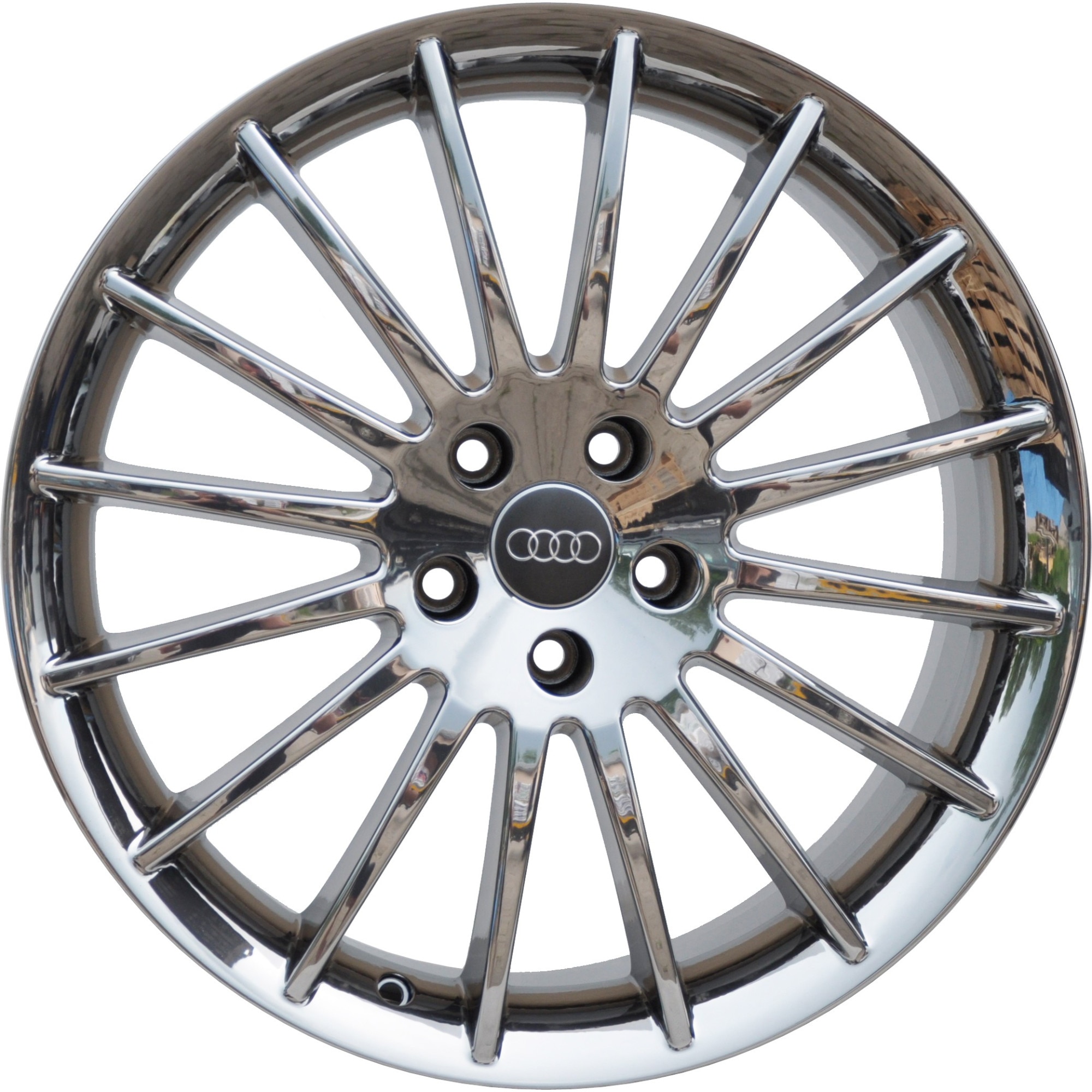 Set 4 jante aliaj Brock, WSJ, 19x8 inch, 5x112, ET45, HB - hiper negru