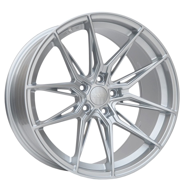 Set 4 jante aliaj Haxer, HX036, 19x8.5 inch, 5x120, ET33, SI - argint