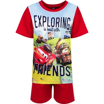 Pijamale scurte baieti, Disney Cars, Rosu Pijamale scurte baieti, Disney Cars, Rosu