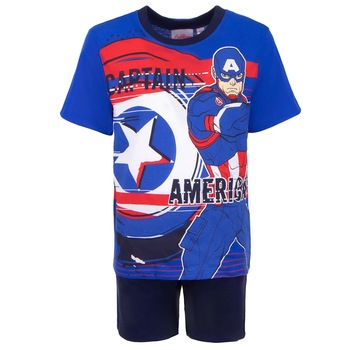 Pijamale scurte baieti Avengers, Blue Pijamale scurte baieti Avengers, Blue