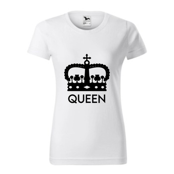 Tricou basic femei personalizat, Adler, bumbac, alb , XS Regina