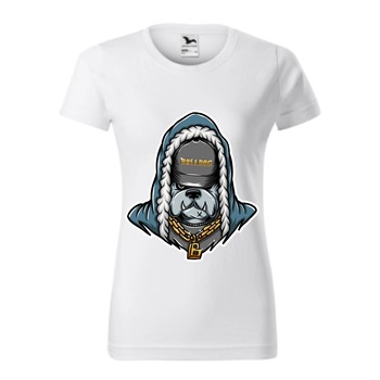 Tricou basic femei personalizat, Adler, bumbac, alb M Bulldog Tricou basic femei personalizat, Adler, bumbac, alb M Bulldog