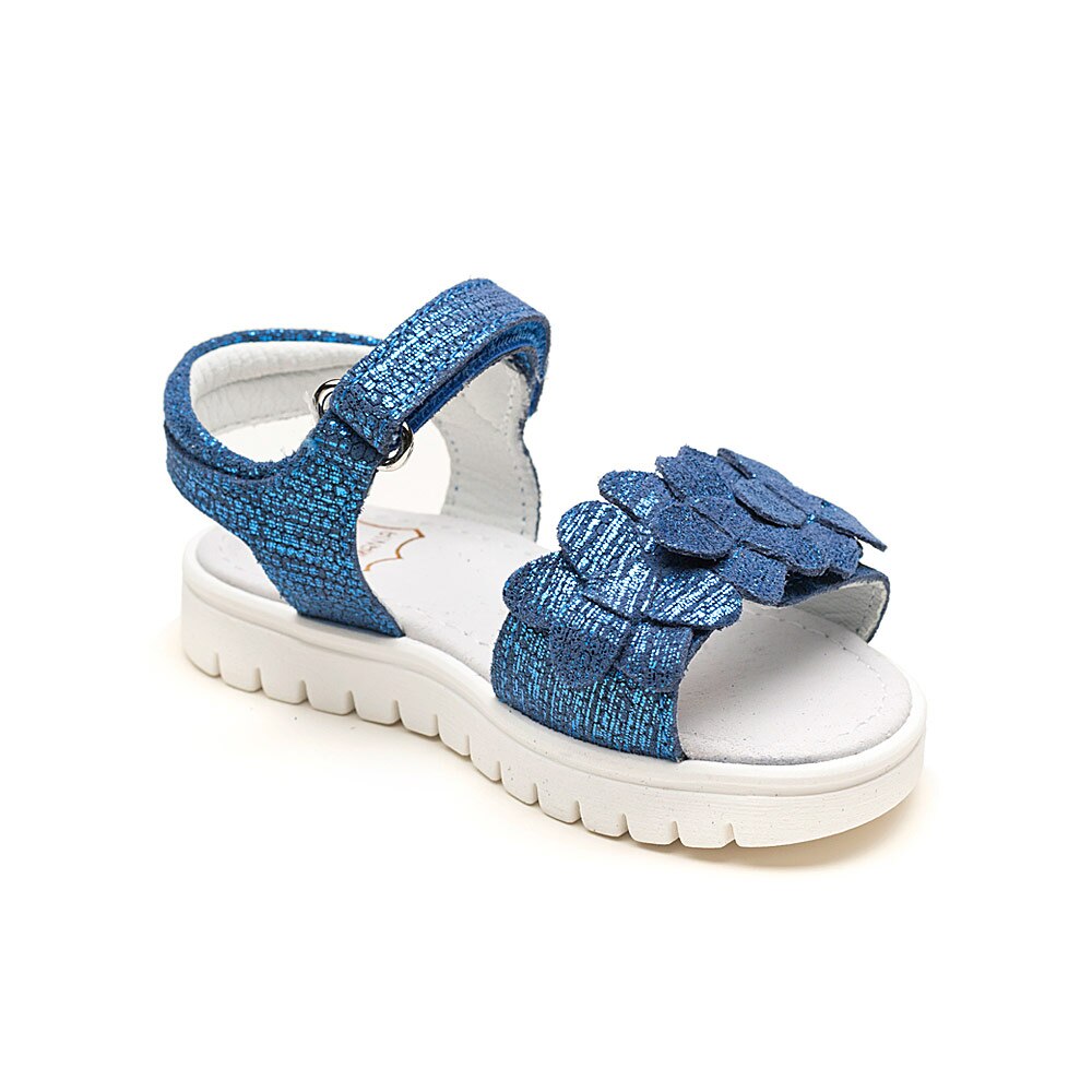 Sandale Kidopo Kido piele, petale, Blue