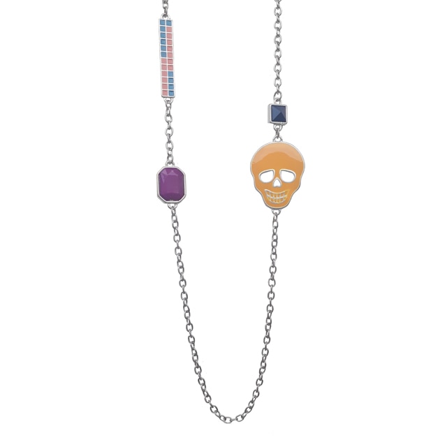 Lantisor dama Fashion Leader, multicolor, 76 cm lungime