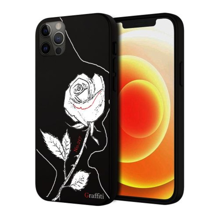 Калъф за телефон iPhone 12 Pro Max - Graffiti No.217 шарен силиконов кейс