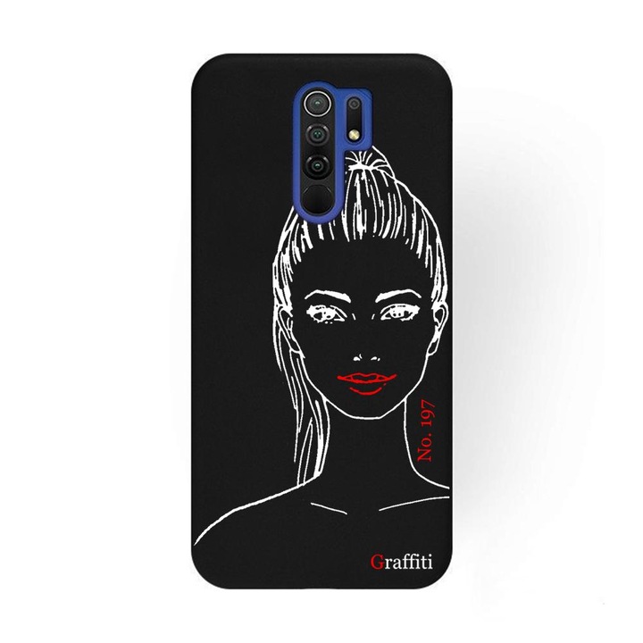 Xiaomi Redmi 9 készülékkel kompatibilis Telefontok - Graffiti No.197 mintás szilikon tok