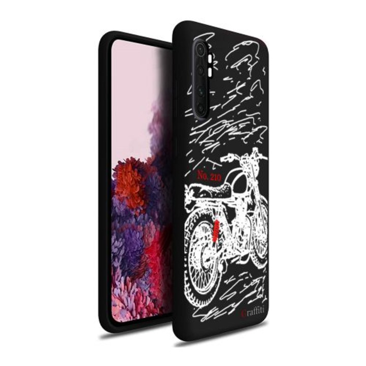Telefontok Xiaomi Mi Note 10 Lite - Graffiti No.210 mintás szilikon tok